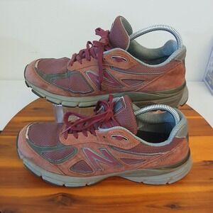New Balance 990v4 Mens Size 10 Burgundy Made in USA Running Shoes M990BU4
